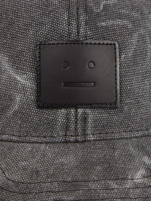 Cappello con visiera distressed distressed Acne Studios grigio