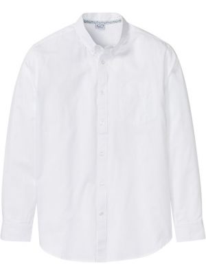 Рубашка с длинным рукавом Bpc Bonprix Collection белая
