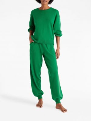 Pantalon de joggings en tricot à motif étoile Eres vert