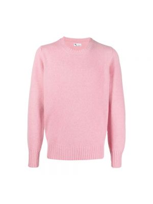 Sweter z okrągłym dekoltem Doppiaa różowy