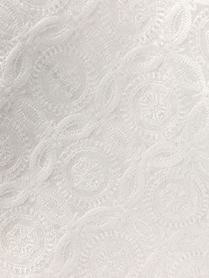 Corbata de flores de tejido jacquard Gianfranco Ferré Pre-owned blanco