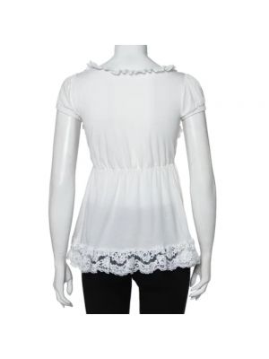 Blusa de malla Dolce & Gabbana Pre-owned blanco