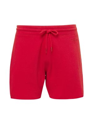 Teplákové nohavice Hollister červená