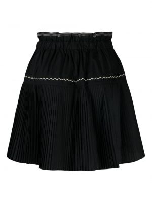 Plisované mini sukně Ulla Johnson černé