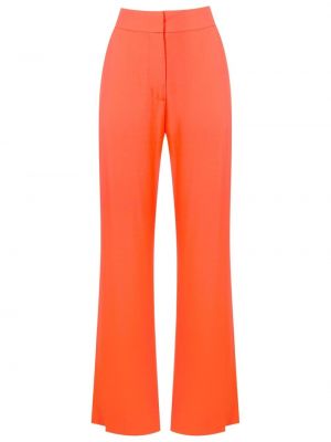 Pantalon taille haute large Alcaçuz orange