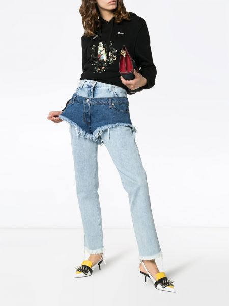 High waist straight jeans Natasha Zinko blau