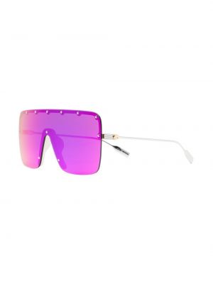 Oversize sonnenbrille mit spikes Gucci Eyewear lila