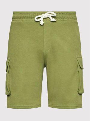 Спортни шорти Tom Tailor Denim зелено