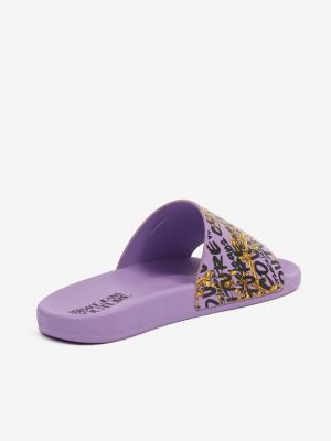 Papuci Versace Jeans Couture violet