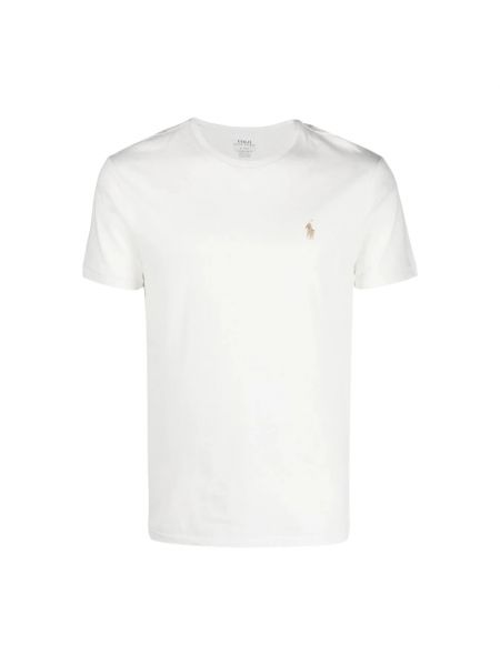 Koszulka slim fit Ralph Lauren biała
