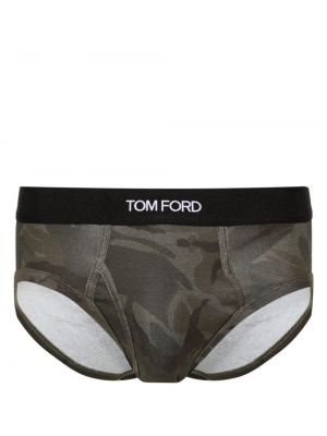 Maskáčové boxerky s potiskem Tom Ford