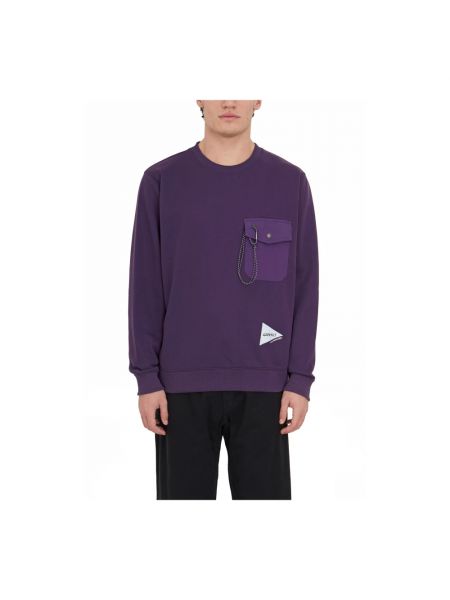 Sweatshirt mit rundhalsausschnitt Gramicci lila