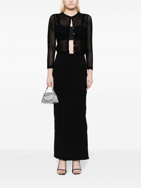 Bavlněné dlouhá sukně Alexander Wang černé