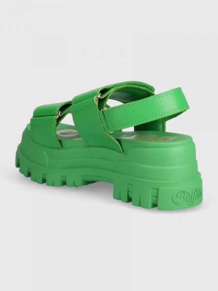 Sandale cu platformă Buffalo verde