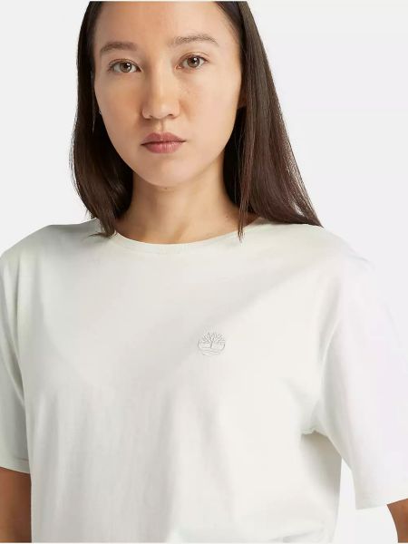 Бавовняна футболка Timberland біла