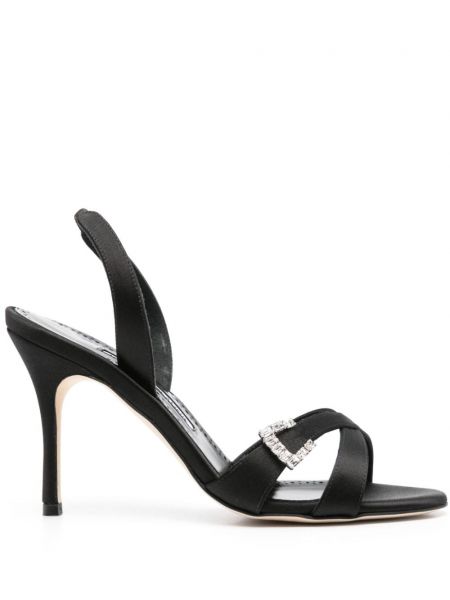 Riemchensandalen Manolo Blahnik schwarz