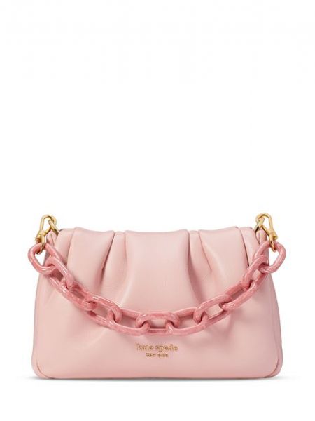 Кожаная мини сумочка Kate Spade New York розовая