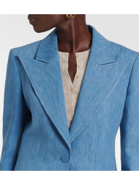 Blazer Gabriela Hearst mavi