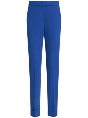 Памучни панталон Etro синьо