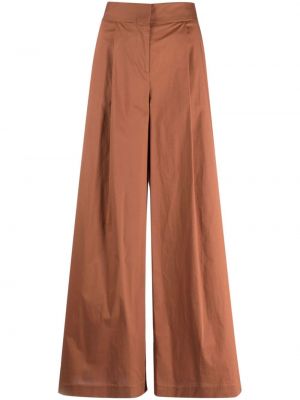 Pantalon large Federica Tosi marron