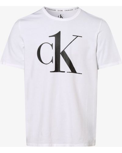 Piżama Calvin Klein, biały