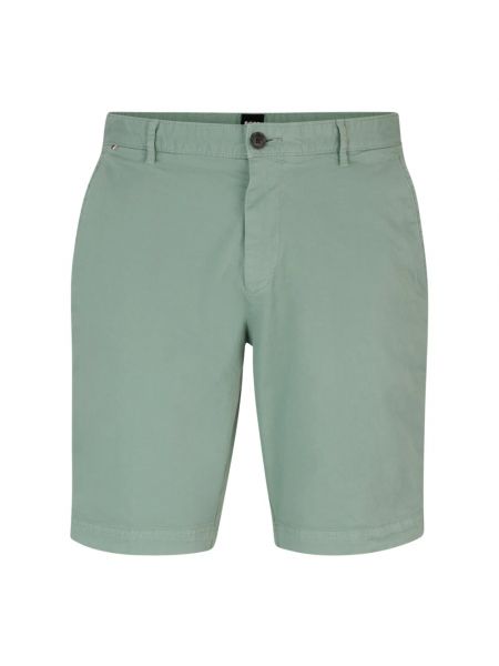 Slim fit shorts Hugo Boss grün