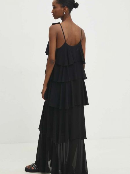 Sukienka długa oversize Answear Lab czarna