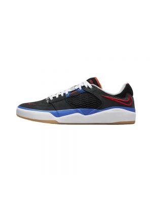 Скейтерские кеды Nike SB Ishod Wair Premium, чёрный/голубой