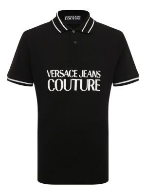 Хлопковое поло Versace Jeans Couture