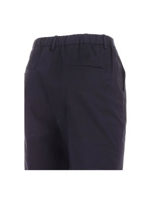 Spodnie slim fit Incotex niebieskie