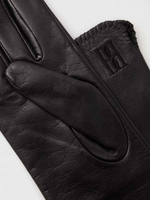 Кожаные перчатки By Malene Birger черные