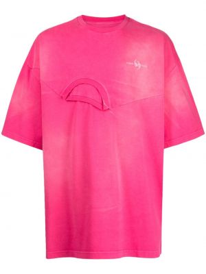 Βαμβακερή μπλούζα Feng Chen Wang ροζ