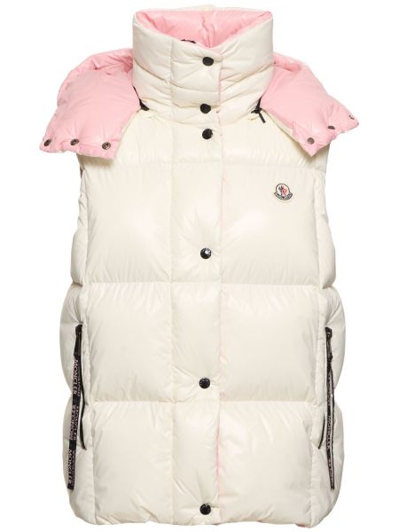 Alas nylon liivi Moncler valkoinen