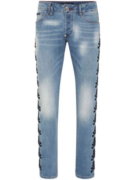 Skinny jeans Philipp Plein blå