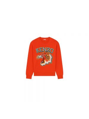 Bluza w tygrysie prążki Kenzo czerwona