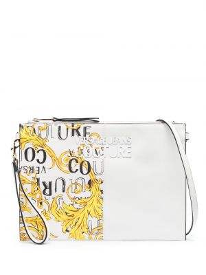 Чанта тип „портмоне“ с принт Versace Jeans Couture бяло