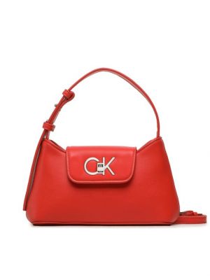 Crossbody táska Calvin Klein piros