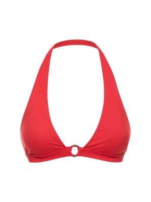 Bikini de tela jersey Loro Piana rojo