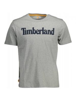 Szara koszulka z krótkim rękawem Timberland