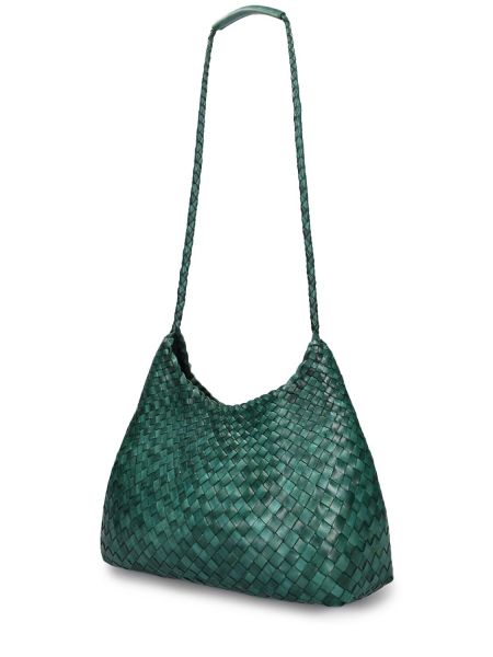 Кожени чанта за ръка Dragon Diffusion зелено