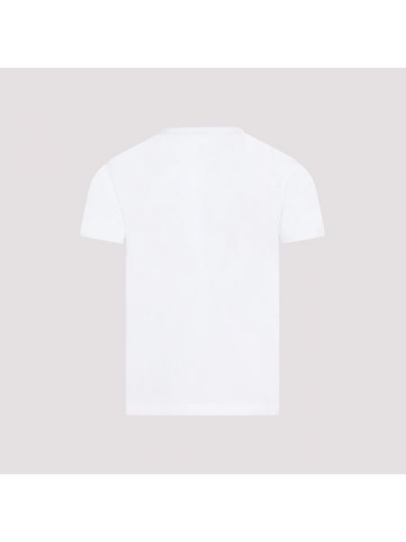 Camiseta de algodón Comme Des Garçons Play blanco