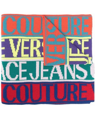 Bufanda con estampado oversized Versace Jeans Couture rojo