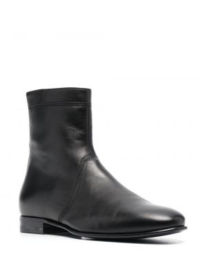 Ankle boots skórzane Carvil czarne