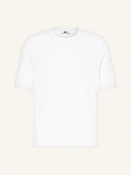 Dzianinowa koszulka Cos biała