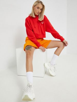 Hoodie s kapuljačom Adidas Originals crvena