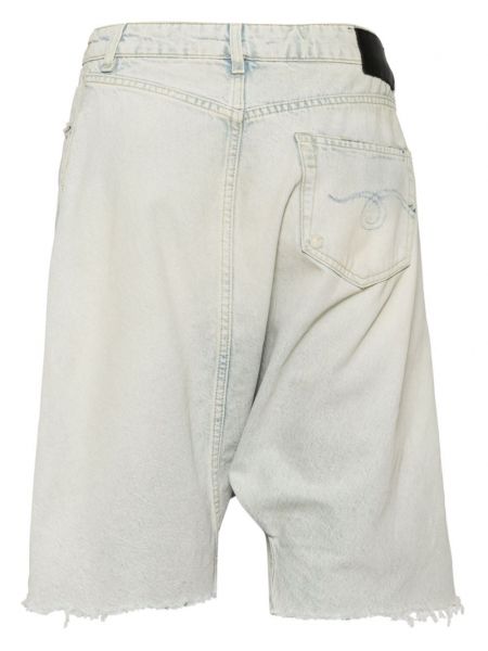 Shorts en jean asymétrique R13 bleu