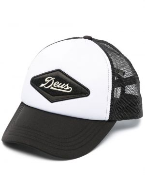 Brodert cap Deus Ex Machina svart