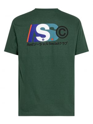 T-shirt Anti Social Social Club vert