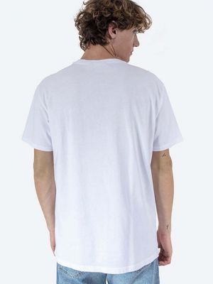 Bavlněné tričko Napapijri bílé