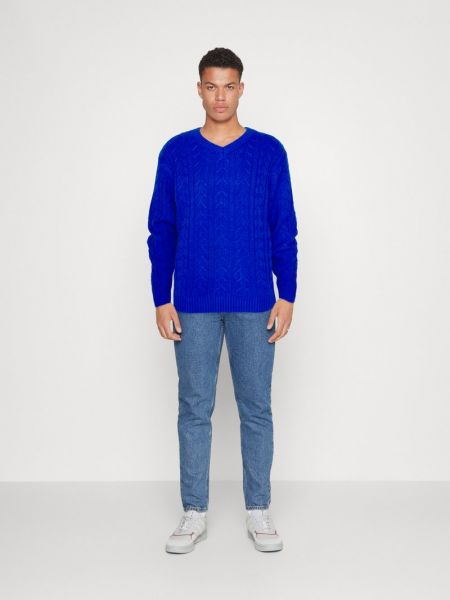 Sweter Redefined Rebel niebieski